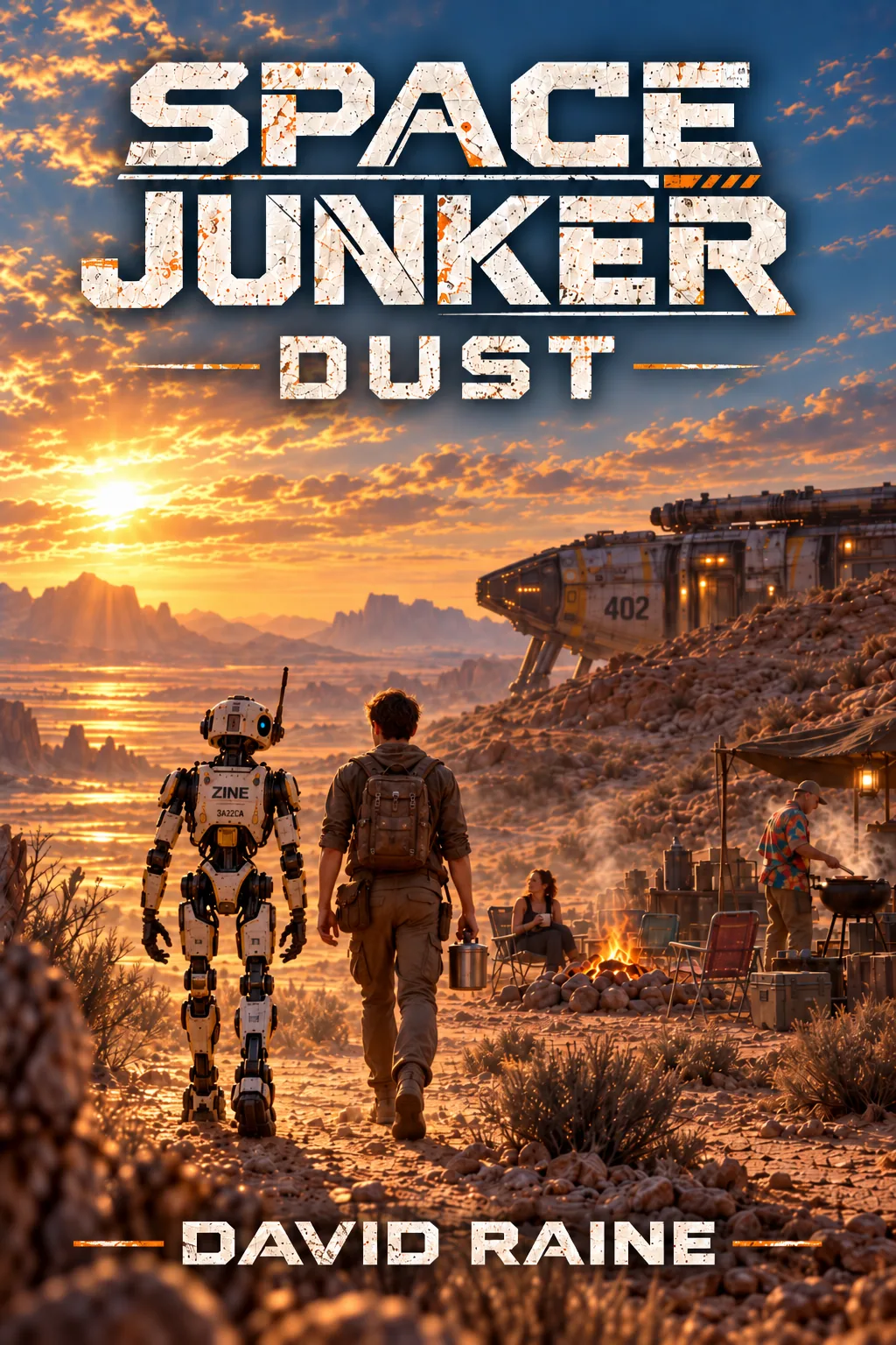 Space Junker: Dust by David Raine book cover
